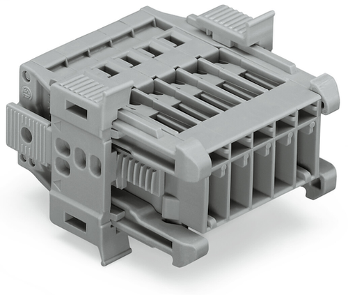 Wago (20 PK) 769-609/006-000 | X-COM 1-conductor male connector, Snap-in flange, 4 mm2, Pin spacing 5 mm, 9-pole