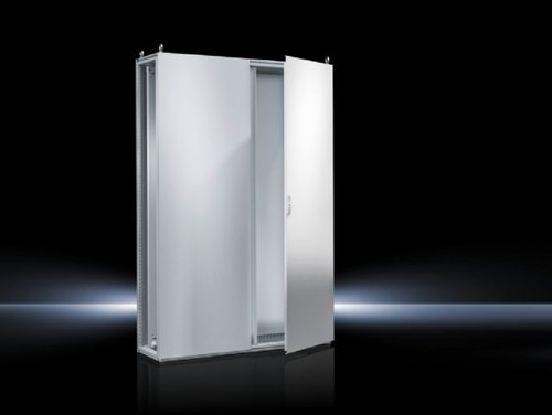 TS 8205500 | TS Bayed enclosure system, WHD: 1200x2000x500 mm, Sheet steel, with mounting plate, two doors at the frontImage_1