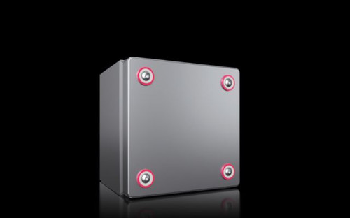 KX 1564000 | KX Terminal box, WHD: 150x150x120 mm, stainless steel 1.4301, without mounting plate, with cover, with quick-release fastenersImage_1