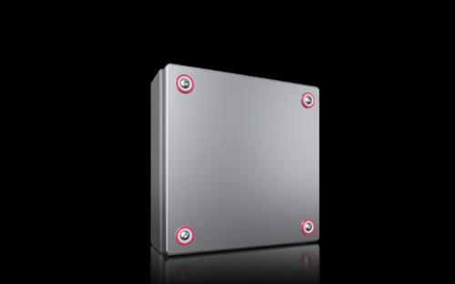 KX 1562000 | KX Terminal box, WHD: 200x200x80 mm, stainless steel 1.4301, without mounting plate, with cover, with quick-release fastenersImage_1