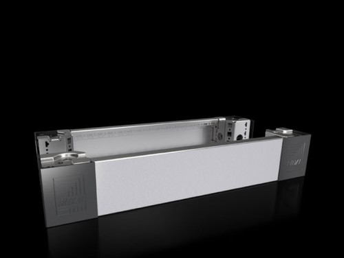VX 8620050 | Base/plinth corner pieces with base/plinth trim panels, front and rear, 100 mm stainless steel for VX, TS, VX SE, Base/plinth corner pieces with molded self-positioning to the bayed enclosure system, for use with or without trim panels dImage_1