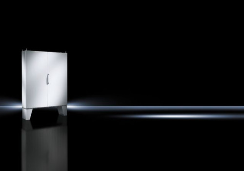 TS 8018965 | TS 8 Floormount Enclosure Type 3R, The Type 3R rated TS8 floormount enclosure includes all the features and benefits of Rittals TS8 enclosure line  with the addition of a unique roof design that shrouds the top of the enclosure to prevImage_1