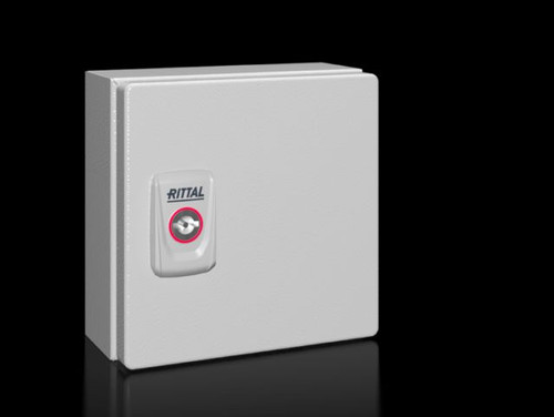 KX 1551000 | KX E-Box, WHD: 150x150x80 mm, sheet steel, with mounting plate, with doorImage_1