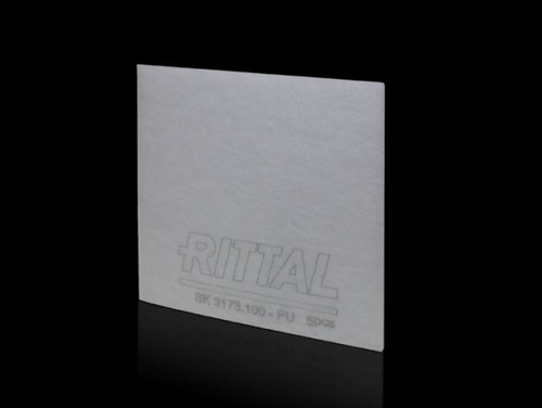 SK 3173100 | Chopped fiber filter mat, Replacement filter mats for roof fans, filter fans or thermoelectric coolers to effectively protect control enclosure components from dirt, dust and water., Chemical fibers, 0.1 kg, Width: 289 mm Height: 289 mm Image_1