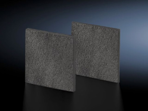 SK 3237067 | Chopped fiber filter mat, Replacement filter mats for roof fans, filter fans or thermoelectric coolers to effectively protect control enclosure components from dirt, dust and water., Copper/nickel/chrome-coated chemical fibers, AnthracitImage_1
