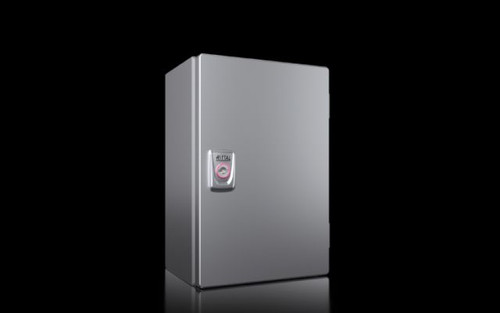 KX 1587000 | KX E-Box, WHD: 200x300x155 mm, stainless steel 1.4301, with mounting plate, single-door, with cam lockImage_1