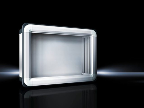 CP 6372543 | CP Compact Panel, for front panel BH 520x400 mm, installation depth 191 mm, Extruded aluminum section, Support arm connection Ø 130 mm, Screw-fastened rear panelImage_1