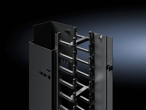 DK 5302051 | Cable duct for VX IT, TX CableNet, Data Rack, Cable duct hinged on both sides, removable cable cover., Suitable for back-to-back baying, Cable duct can be used as a partitioning component against air short circuits within a cold aisle coImage_1