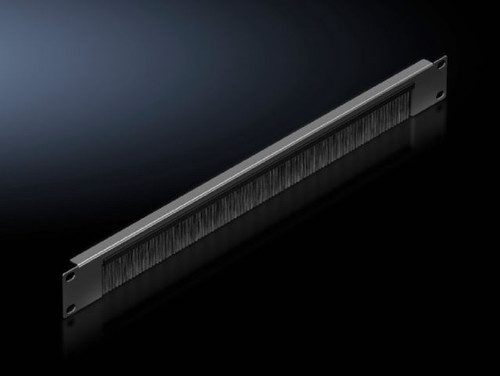 DK 5302202 | Cable gland panel with brush strip, 1 U, 482.6 mm (19"), sheet steel, RAL 9005Image_1