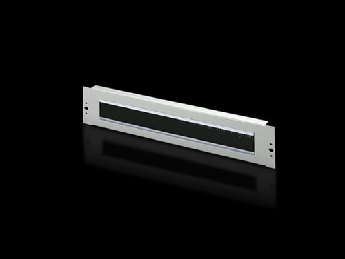 DK 7140535 | DK Cable entry panel, 1 U, 482.6 mm (19"), WxH: 390x20 mm, With brush stripImage_1
