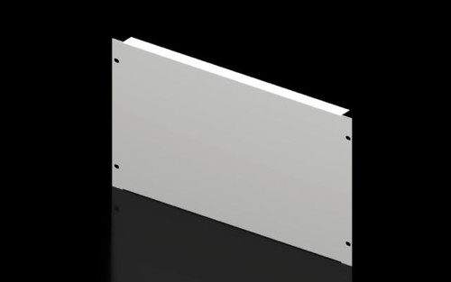 DK 7156035 | Blanking panel, 19" ( 482.6 mm), As a reserve panel cover or for population as required., Carbon steel, RAL 7035, W: 482.6mm, W: 19in, , 94039910, 2 pc(s)., 2.94, 3.14, Image_1