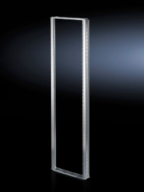 | Mounting frame, 482.6 mm (19") for TS, CS Basic and modular enclosures, To extend the front and rear 482.6 mm (19?) level, the welded 482.6 mm (19?) mounting frame can be fastened at variable depths., Image_1