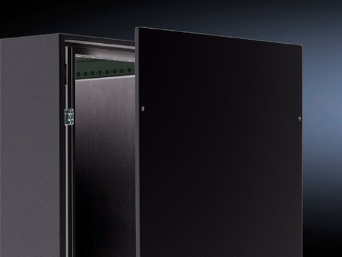 TS 9966018 | Side wall, screwable, carbon steel for TS, TS IT, Easy positioning with the location aid, Grounding bolt with contact surface, Carbon steel, 1.5 mm, Dipcoat-primed, powder-coated on the outside, Enclosure panel holders may optionally be Image_1