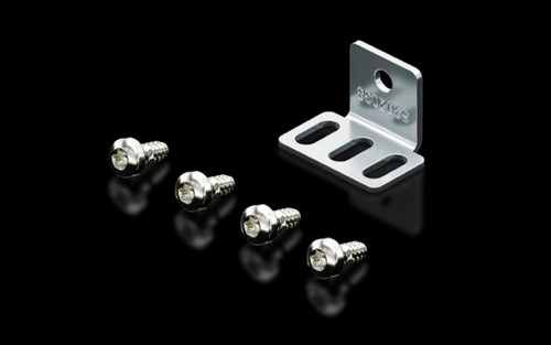 VX 5302038 | Angle bracket for combination rail for variable mounting of combination rails between two system chassis in the enclosure interior. Application areas: cascaded cable routing, sheet steel, zinc-platedImage_1