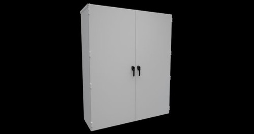 VX 9840302 | VX Hybrid Double Door, NEMA 4, internally fastened hardware used for all components (rear panel, side panel, roof, base plate) carbon steel, 71" x 71" x 24"Image_1