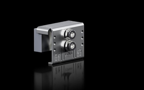 RX 9365003 | RiLineX baying connector For busbars, Upper part: carbon steel, zinc-plated Contact plate: E-Cu, tin-plated, W: 45mm, W: 1.77in, , 0.572 kg, 20 x 5/10 mm, 30, 3, Image_1