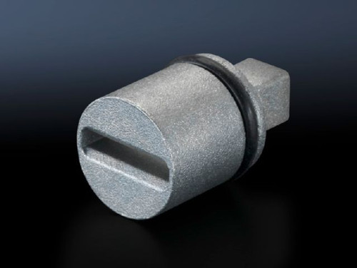 SZ 2464000 | Lock Insert, Alternate lock inserts such as triangular, square, screwdriver, Daimler, Fiat, double-bit., Die-cast zinc, AX, Ergoform-S handle Standard for KS plastic enclosures, Lock Insert: Screwdriver, KX E-Box, Image_1