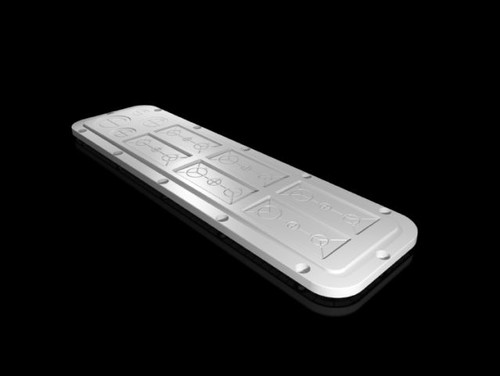 SZ 2564200 | SZ, Simply break through the plastic on the knockouts for cable glands. Additional rectangular cut-outs and reinforcement frames allow the cable gland to be installed directly (modular)., Plastic to UL 94-V0, RAL 7035, W: 534mm, D: 149mmImage_1