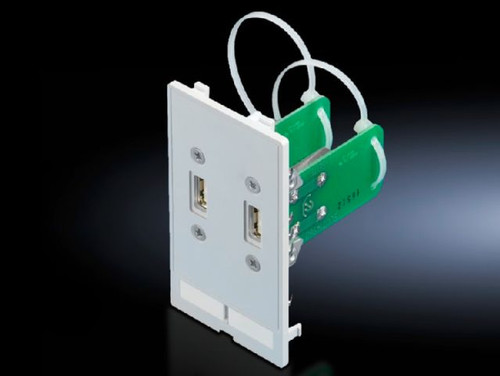 SZ 2482540 | Replacement interface inserts for mounting frame, modular interface flap, Replacement interface for installation in a mounting frame., Plastic, PBTP, basic material to UL 94-V0, 85369095, 1 pc(s)., 0.079, 0.12, Image_1
