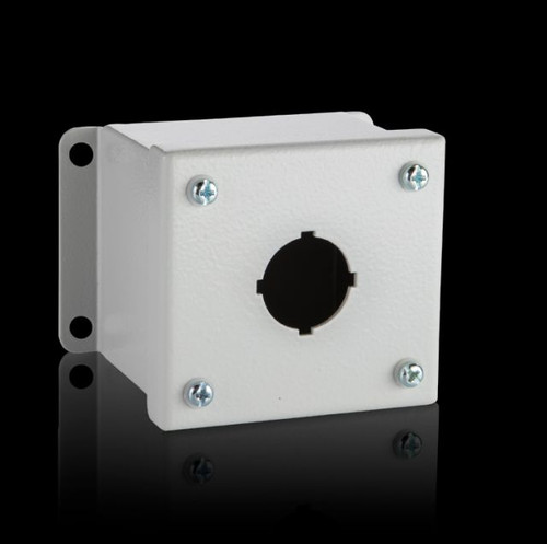 PB 8017645 | Pushbutton boxes PB, Carbon steel, Housing and cover: Dipcoat primed, powder-coated on the outside, textured paint, RAL 7035, Cover screws, captive Wall Mounting Brackets, W: 82mm, H: 88mm, D: 69mm, W: 3.23in, H: 3.46in, D: 2.72in, NEMA Image_1