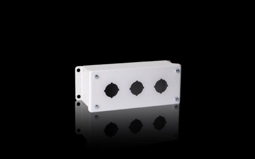 PB 8017647 | Pushbutton boxes PB, Carbon steel, Housing and cover: Dipcoat primed, powder-coated on the outside, textured paint, RAL 7035, Cover screws, captive Wall Mounting Brackets, W: 82mm, H: 203mm, D: 69mm, W: 3.23in, H: 7.99in, D: 2.72in, NEMAImage_1