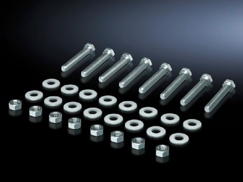 SV 9686816 | Screw for connection components, To connect connection brackets and a connector kit (suitable for 3-pole and 4-pole connector kits)., Stainless steel, Incl. 8 nuts and 16 washers., 73181900, 8 pc(s)., 0.88, 0.896, Image_1