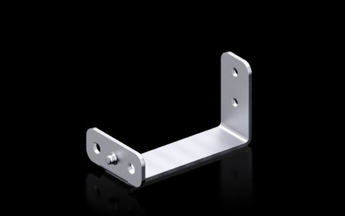 KX 2309010 | KX spacer bracket for contact hazard protection cover, Bracket for mounting contact hazard protection covers in KX terminal boxes with depth 120 mm. Prevents unauthorized or accidental access to live components in the enclosure., Carbon Image_1