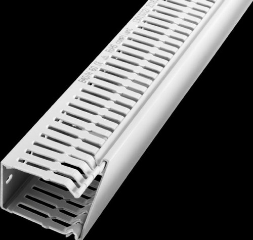 9957916 | Cable Duct, Hard PVC, UL94VO, 25 mm x 25 mm, 2M Long, GrayImage_1