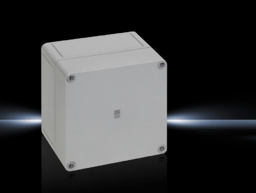 PK 9511000 | PK Polycarbonate enclosure, WHD: 130x130x99 mm, fibreglass-reinforced polycarbonate, without knockouts, with grey coverImage_1