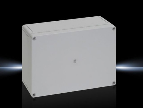 PK 9520000 | PK Polycarbonate enclosure, WHD: 254x180x90 mm, fibreglass-reinforced polycarbonate, without knockouts, with grey coverImage_1