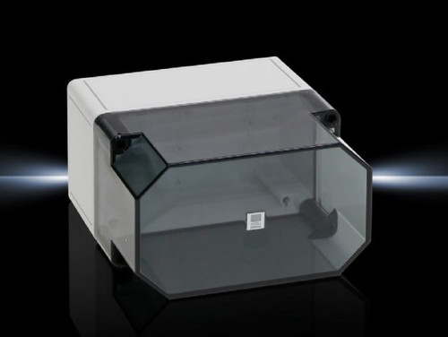 PK 9516100 | PK Polycarbonate enclosure, WHD: 180x110x165 mm, fibreglass-reinforced polycarbonate, without knockouts, with transparent coverImage_1
