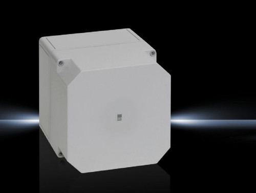 PK 9519000 | PK Polycarbonate enclosure, WHD: 182x180x165 mm, fibreglass-reinforced polycarbonate, without knockouts, with grey coverImage_1