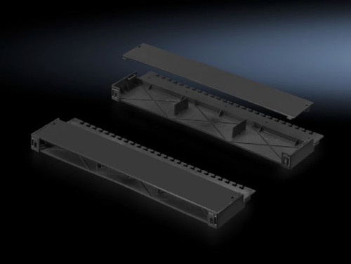 DK 7030087 | DK CMC III cable clamp straps, for tool-free attachment at the rear of the CMC III 19" mounting unit 7030.088. For cable routing at the rear of the CMC III components, RAL 9005Image_1