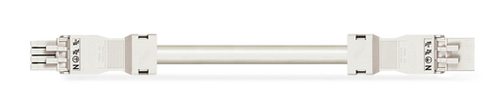 Wago 891-8994/016-802 | pre-assembled interconnecting cable, Eca, Socket/plug, 4-pole, Cod. A, H05Z1Z1-F 4G 1.5 mm2, 8 m