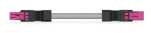 Wago 891-8993/006-507 | pre-assembled interconnecting cable, Eca, Socket/plug, 3-pole, Cod. B, 5 m