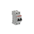 S202MUC-C3 | MCB S200MUC 2P C 3A AC/DC, Number Of Poles: 2, Interrupt Rating: (500 V DC) 10 kA / (480Y / 277 V AC) 6 kA, Trip Type: C, Amperage Rating: 3, Voltage Rating: (500 V DC) / (480Y / 277 V AC), Standard: IEC/EN 60898-2 / IEC/EN 60947-2-angled-image