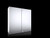 AX 1018000 | AX wall-mounted enclosure, WHD: 1000x1000x300 mm, 304 stainless steel, with mounting panel, two-door, with two cam locksImage_1