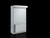 9980096 | The NEMA 3R Vented Outdoor Enclosure is a single door enclosure with a roof module and door hood. The configuration includes pre-drilled mounting holes and integrated cooling with fans and filters.Image_1
