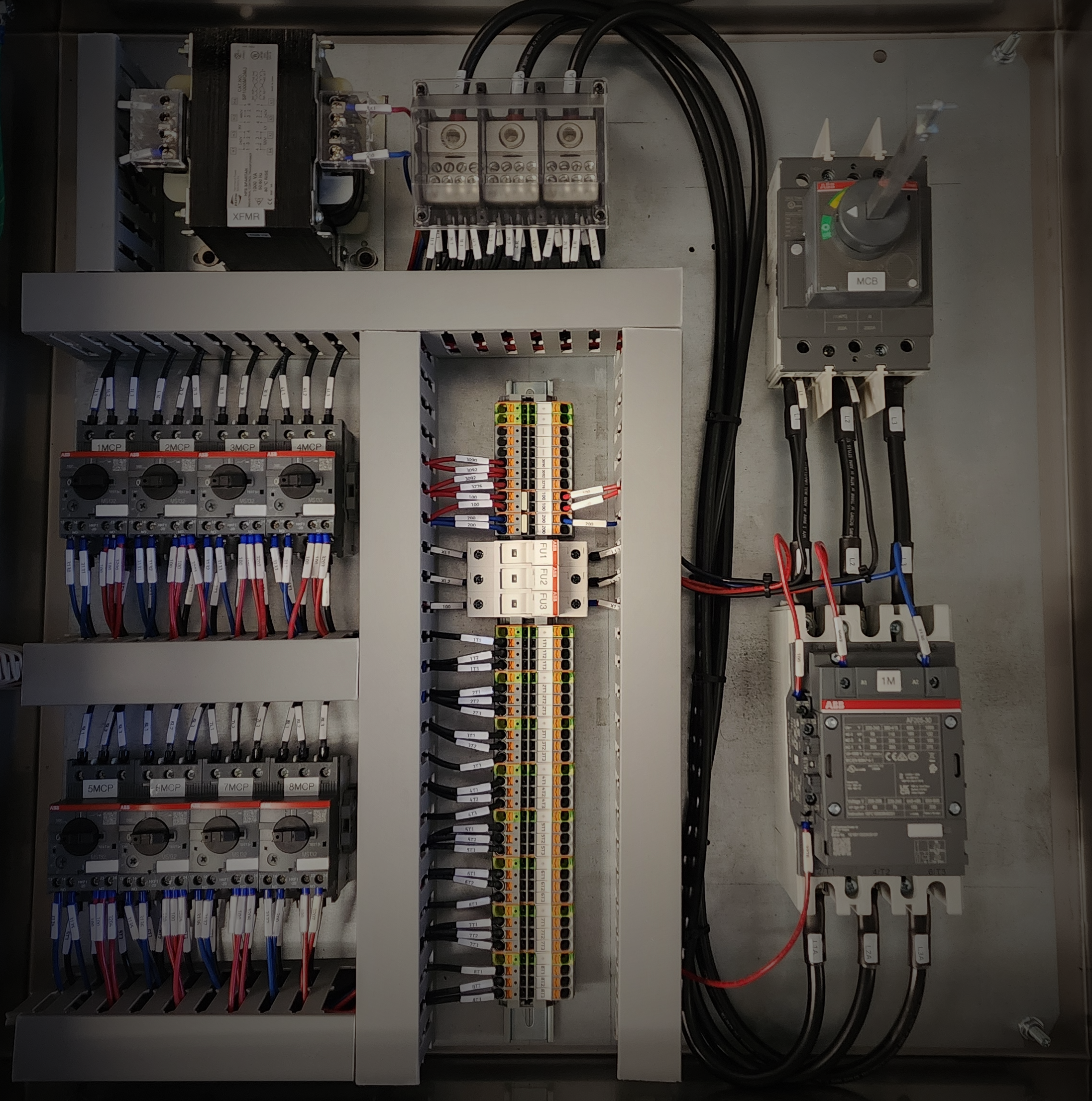 Custom Built Motor Controller Panel