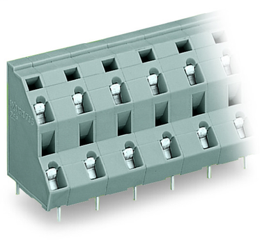 Wago 736-666 Double-deck PCB terminal block; 2.5 mm²; Pin spacing