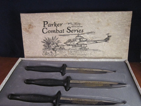 Parker Combat Series- 3 Piece Knife Set