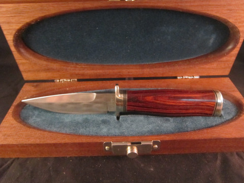 Browning Gil Hibben Double Edge Damascus Hunter; Hattori