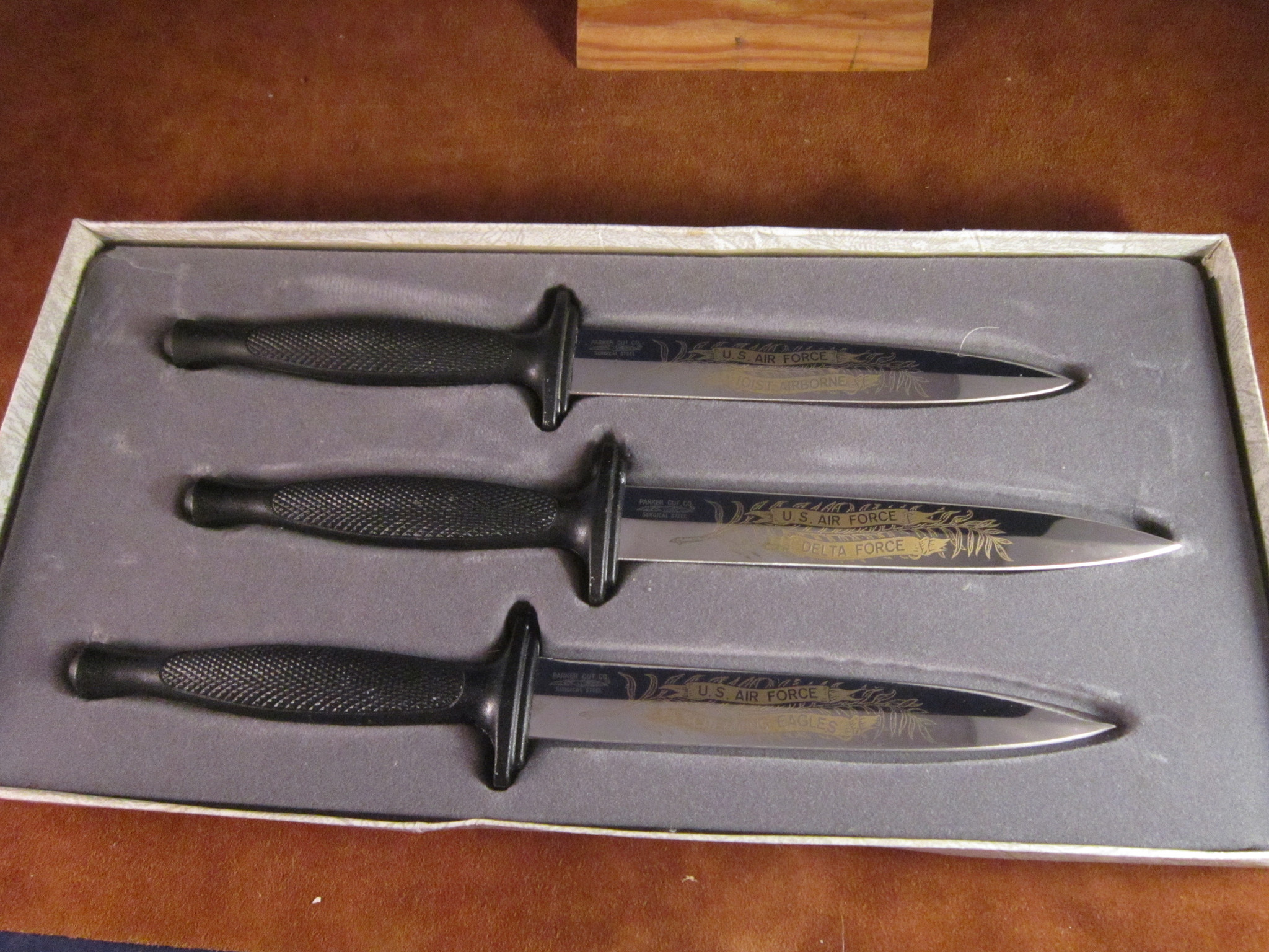 70's Parker Combat Series knife set- Seki, Japan