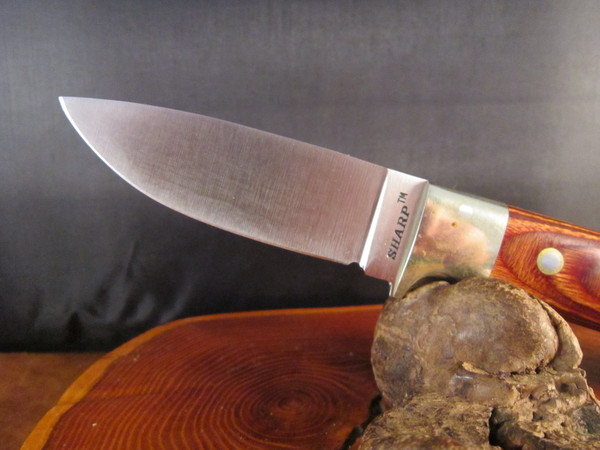 70's Sharp 1000s Drop Point Hunter- brand side; Sharp logo.