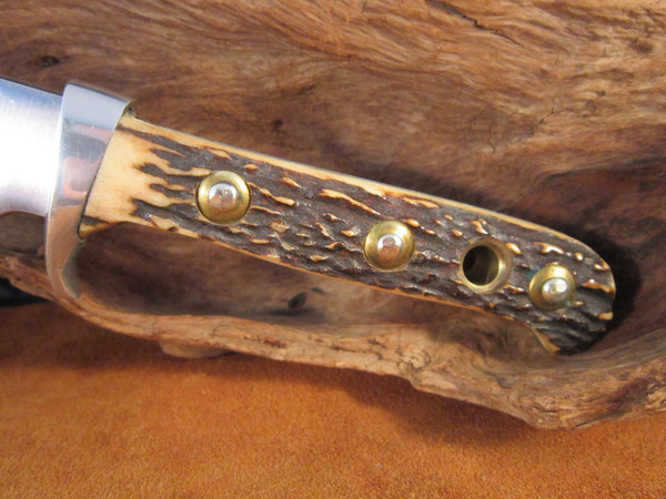 hand fitted stag scales