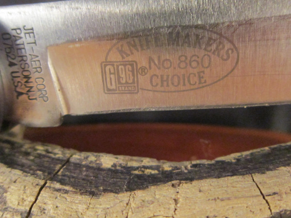 Vintage G-96 Model 860 Knife Makers Choice