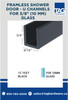 U Channels for Glass