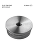 EC621950H00BSM8 - BL END CAP WITH HOLE ROUND CURVED SS 316 FOR 50.8 MM DIA PIPE & 2.0 MM 