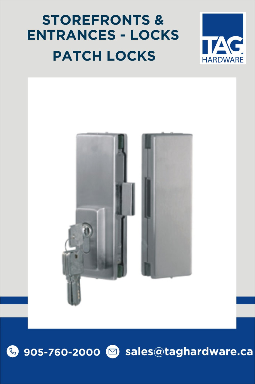 Ideal Glass Door Patch Locks