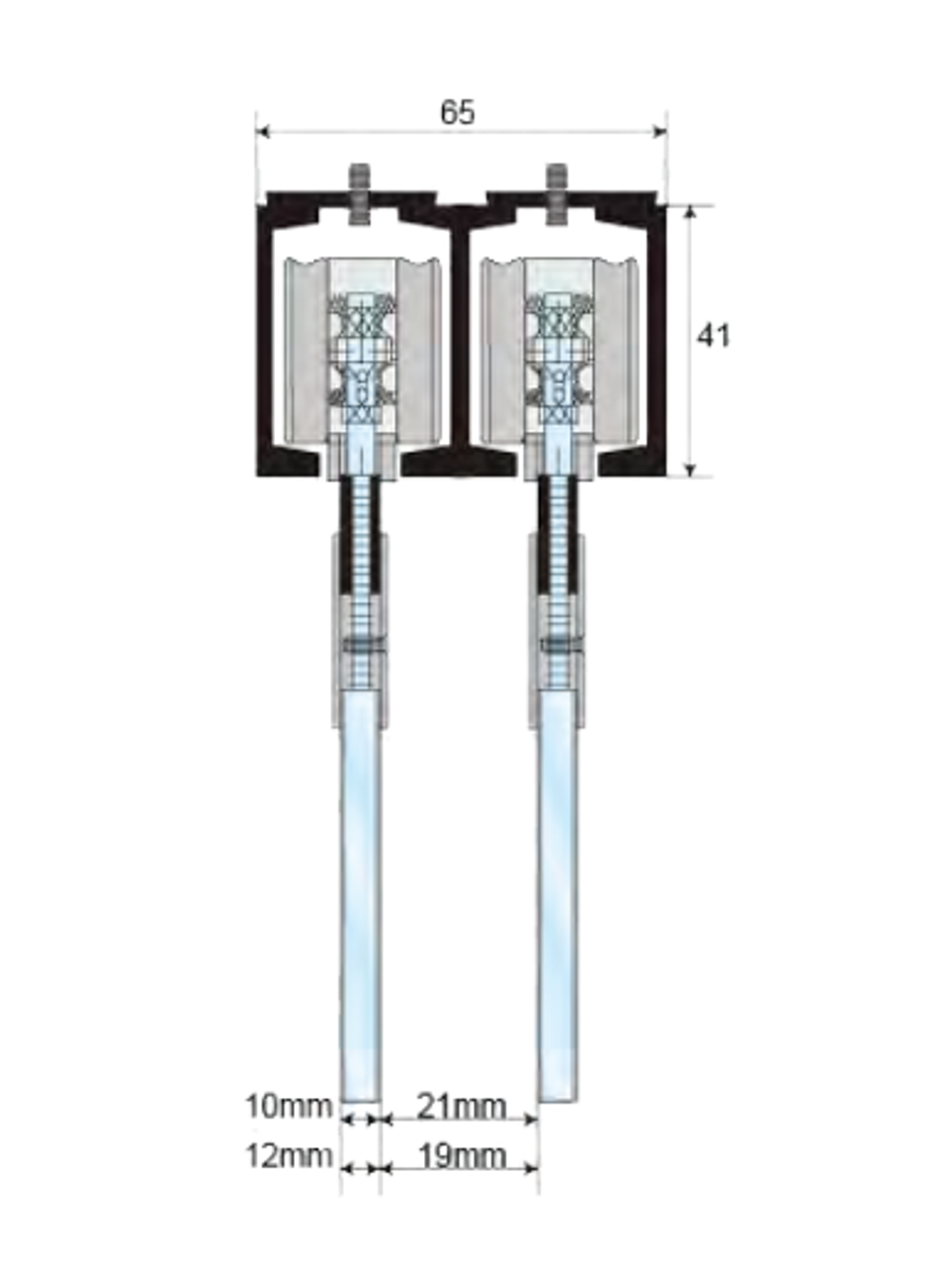 SL011PSS Double Sliding System PSS